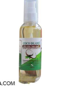 Dầu dừa nguyên chất nấu thủ công Coco island chai xịt