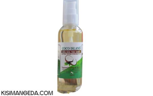 Dầu dừa nguyên chất nấu thủ công Coco island chai xịt